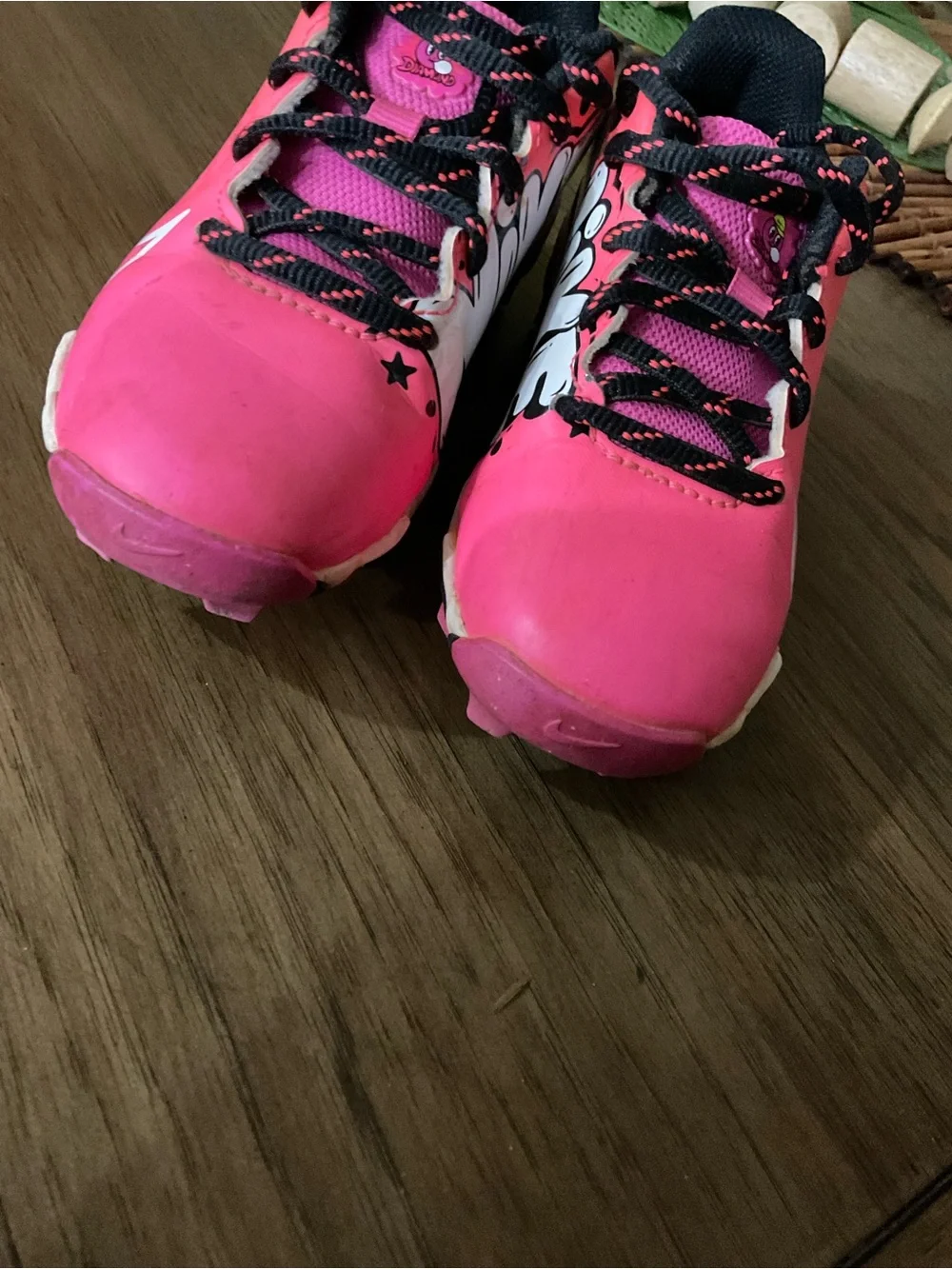 Nike Youth 12C Cleats Fuchsia Pink Excellent Condition - Picture 5 of 6